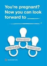 Female adult Pregnancy Card 39130 created by Questionable Cards