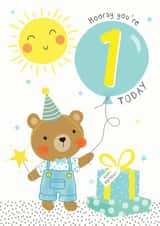Bear Happy Birthday 1 today created by Helen Thompson