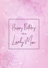 Female Mum Birthday Card 34122 created by Evie Garnett Designs