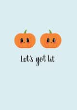 pumpkins kawaii Birthday Card 19735 created by Paper Jungle