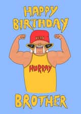 Hulk Hogan brother birthday card created by Wren & Wilson