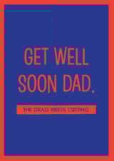 Dad adult Get Well Card 44219 created by Stu346