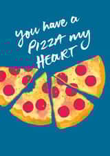 pizza food Anniversary Card 20211 created by Ohn Mar Win