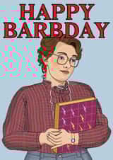 Stranger Things Barb Birthday Card 15806 created by Lizzy B Draws.