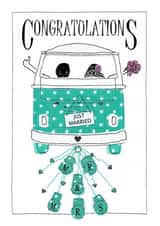 Congratulations Minivan Card - Illustrated Card created by Shereen M Designs