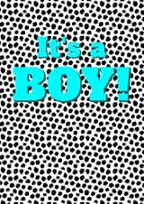 male modern New Baby Card 15407 created by Speckled Wren