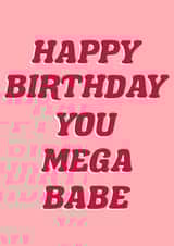 babe colourful Birthday Card 45123 created by Jolly Indie 