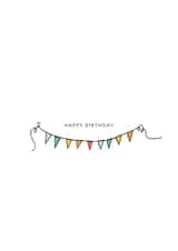 Classic Birthday Card - Banner - Simple created by Jessica Day