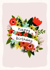 flower pretty Birthday Card 20275 created by Melissa Gray