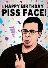 Will The Inbetweeners birthday card created by All Things Banter