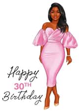 30th thirty Birthday Card 19955 created by IBERE APPAREL