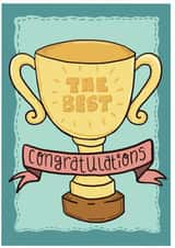trophy the best Congratulations Card 20278 created by Heather Mauchline