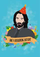 keanu reeves Birthday Card 12890 created by Thriftbox