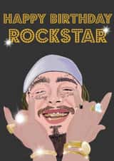 post malone rockstar Birthday Card 19491 created by Spotlight Card Co.