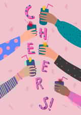 Cheers! Cocktails with the girls Birthday Card! created by Elba Able