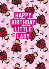 ladybird lady bird Birthday Card 20299 created by Mifkins