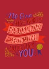 possibilities potential Love & Friendship Card 4845 created by Jenny Mecher