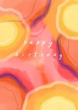 arty trendy Birthday Card 25398 created by Designed by Zena