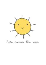 Here comes the sun card created by Eskimo Kiss Designs