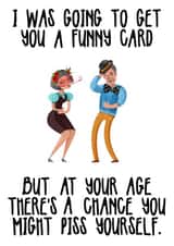 piss wee Birthday Card 15036 created by Maya Rose Creations