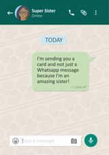 Whatsapp modern Birthday Card 20323 created by Eastential