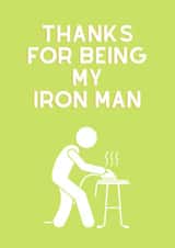 Thank you husband, Happy birthday husband, boyfriend, iron man created by Freya's Felicitations