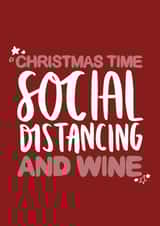 Social Distancing Christmas Card created by Studio Yelle