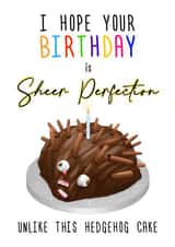 Hedgehog Cake Birthday Card created by Tessa Cheung