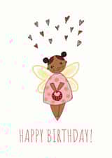 fairy black girl Birthday Card 19829 created by Afritistic