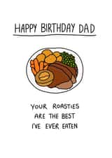 roast potato Birthday Card 15662 created by Hannah Can't Draw