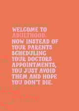 adulthood hope Birthday Card 13475 created by Phaedra Peer