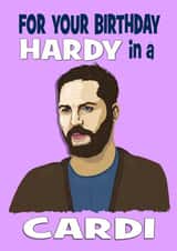 For your birthday - Hardy in a cardi created by Stephanie Scala