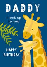 Giraffe adult Birthday Card 16242 created by Klara Hawkins