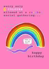 rule of six cv2020 Birthday Card 45249 created by Charlotte Eldred