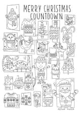 Christmas countdown created by Laura Beech