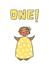 black mixed Birthday Card 19833 created by Afritistic