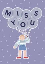 cute balloons Love & Friendship Card 18758 created by Wandering Studio Co.