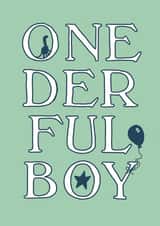 1 typography Birthday Card 19585 created by Bertie Bryans