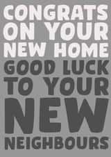 neighbours adult New Home Card 10337 created by Josh Daniel