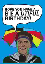 beautiful jim carrey Birthday Card 15269 created by CatherineCritchley.