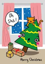 adult Pets Christmas Card 45279 created by The Wired Sloth