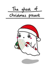 Female Secret Santa Christmas Card 45280 created by The Wired Sloth