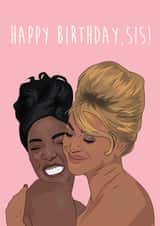 beyonce sis Birthday Card 20371 created by Anoela Cards
