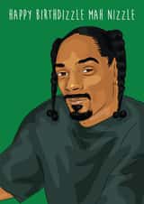 snoop snoop dog Birthday Card 20372 created by Anoela Cards