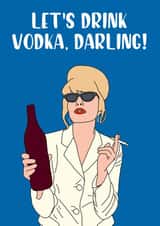 fabulous alcohol Birthday Card 20385 created by a la Carde