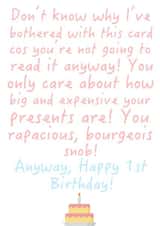 Child 1 Birthday Card 19280 created by Zac's Cards