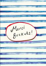 merci arty Thank You Card 15041 created by Poet and Painter