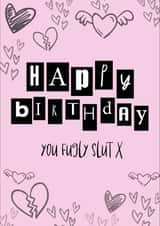 burn book Birthday Card 20414 created by Plain Jane's