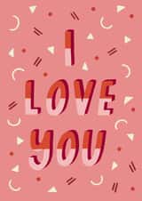 pretty lettering Valentines Day Card 18763 created by Wandering Studio Co.