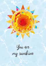 You are my sunshine valentines card created by Bombus
